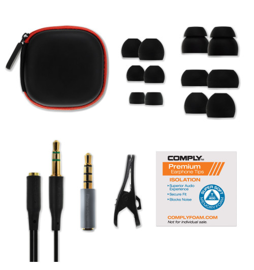 SoundMagic E50C - Słuchawki dokanałowe z pilotem i mikrofonem