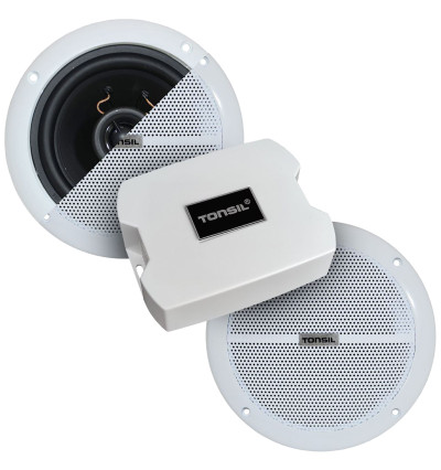 Tonsil WS 25 + 2 x ZGSU 16/2-DR - Zestaw nagłośnieniowy sufitowy z Bluetooth