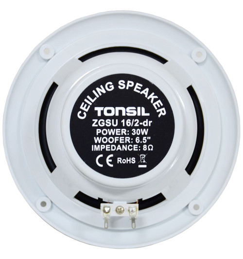 Tonsil WS 25 + 2 x ZGSU 16/2-DR - Zestaw nagłośnieniowy sufitowy z Bluetooth