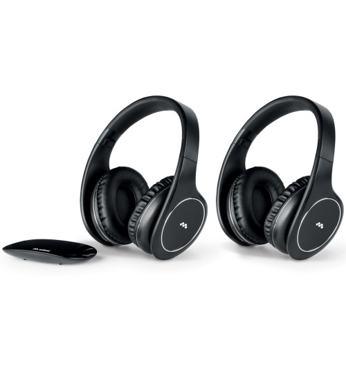 Meliconi HP Easy Digital Double - Bezprzewodowe słuchawki nauszne do telewizora