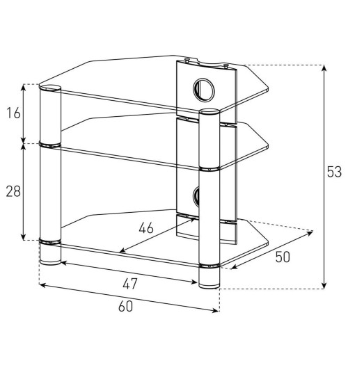 Sonorous RX2130 - Stolik RTV Hi-Fi Audio