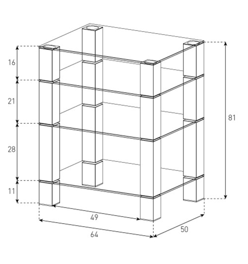 Sonorous RX5040 - Stolik RTV Hi-Fi Audio