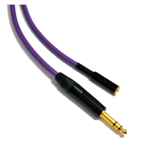 Przedłużacz stereo jack 6,3mm - gniazdo 3,5mm Melodika MDPJGMJ