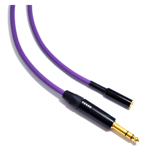 Przedłużacz stereo jack 6,3mm - gniazdo 3,5mm Melodika MDPJGMJ