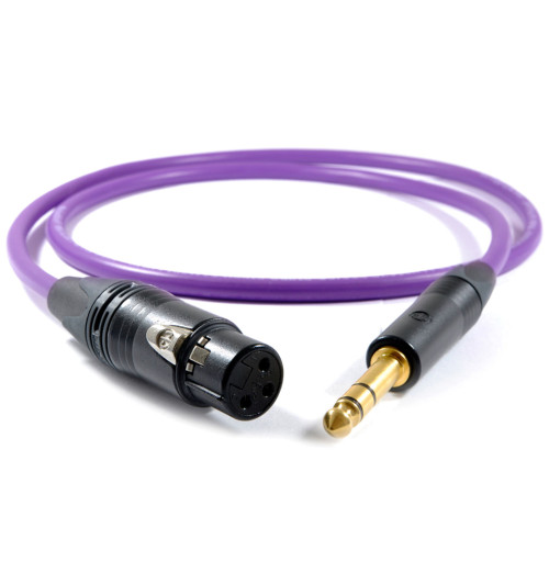 Kabel XLR - stereo 6.3mm Jack Melodika Purple Rain MDJXS