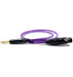 Kabel XLR - stereo 6.3mm Jack Melodika Purple Rain MDJXS