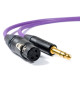 Kabel XLR - stereo 6.3mm Jack Melodika Purple Rain MDJXS