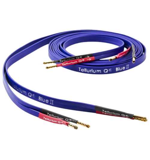 Tellurium Q Blue II – Kable głośnikowe konfekcja 2 x 2m