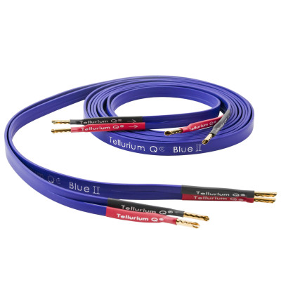 Tellurium Q Blue II – Kable głośnikowe konfekcja 2 x 3m