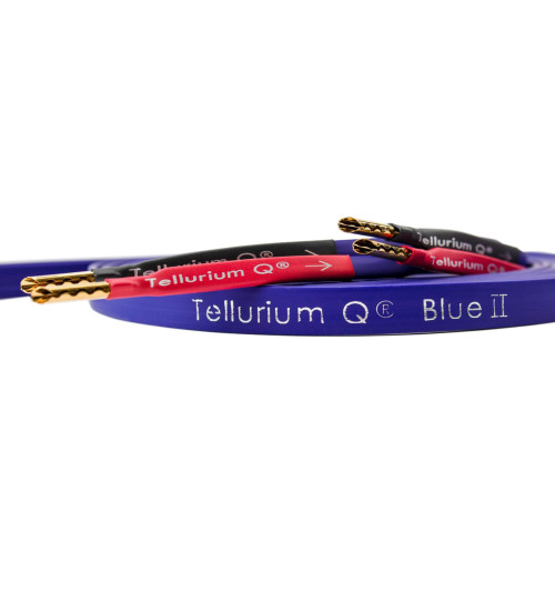 Tellurium Q Blue II – Kable głośnikowe konfekcja 2 x 3m