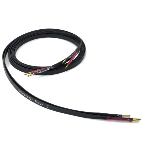 Tellurium Q Black II – Kable głośnikowe konfekcja 2 x 1m