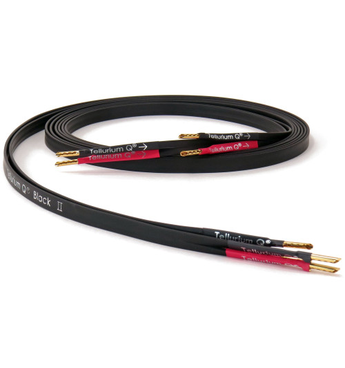 Tellurium Q Black II – Kable głośnikowe konfekcja 2 x 1m