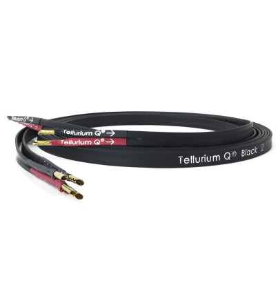Tellurium Q Black II – Kable głośnikowe konfekcja 2 x 1.5m