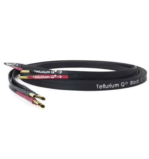 Tellurium Q Black II – Kable głośnikowe konfekcja 2 x 1.5m