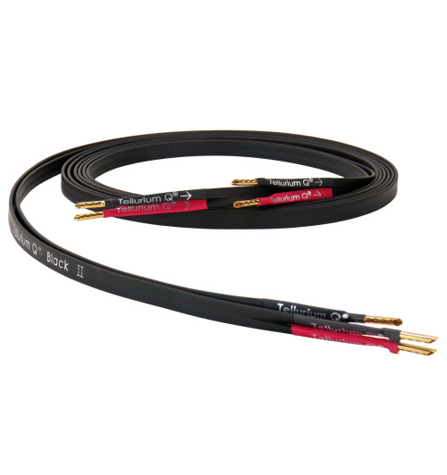 Tellurium Q Black II – Kable głośnikowe konfekcja 2 x 3.5m