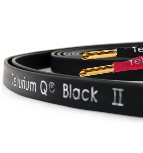 Tellurium Q Black II – Kable głośnikowe konfekcja 2 x 3.5m