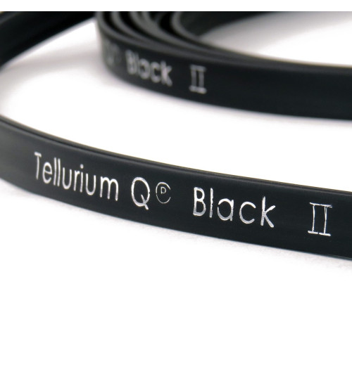 Tellurium Q Black II – Kable głośnikowe konfekcja 2 x 3.5m