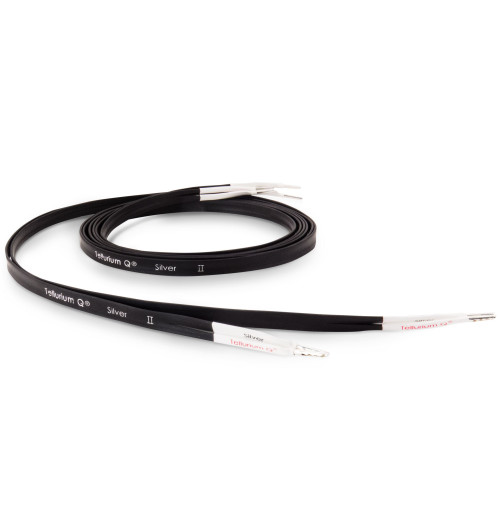 Tellurium Q Silver II – Kable głośnikowe konfekcja 2 x 3.5m