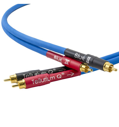 Tellurium Q Blue II RCA - Komplet kabli interkonekt 2 RCA - 2 RCA