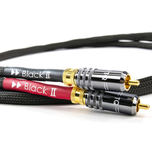 Tellurium Q Black II RCA - Komplet kabli interkonekt RCA - RCA