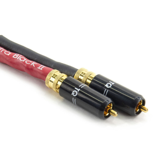 Tellurium Q Ultra Black II RCA - Komplet kabli interkonekt RCA - RCA 2 x 1m