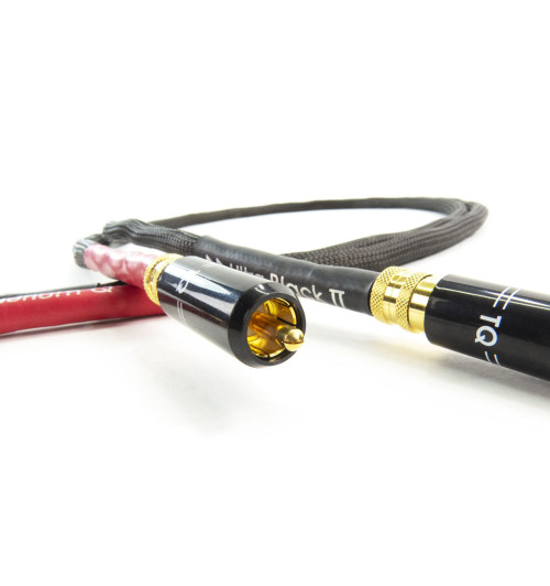 Tellurium Q Ultra Black II RCA - Komplet kabli interkonekt RCA - RCA 2 x 1m