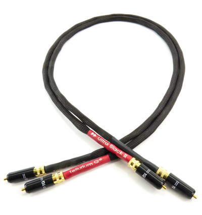 Tellurium Q Ultra Black II RCA - Komplet kabli interkonekt RCA - RCA