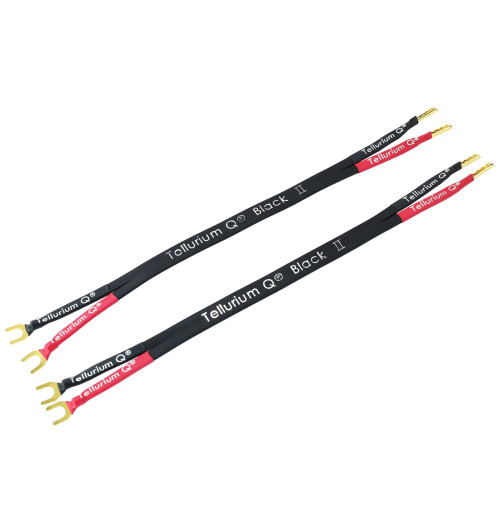 Tellurium Q Black II Jumpers / Links – Komplet audiofilskich zworków do kolumn