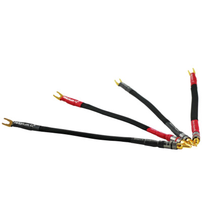 Tellurium Q Black Diamond Jumpers / Links – Komplet audiofilskich zworków do kolumn