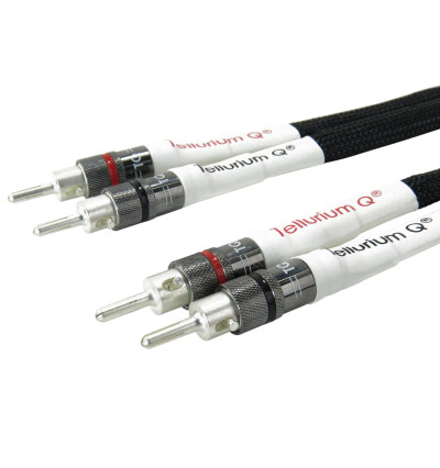 Tellurium Q Silver Diamond Jumpers / Links – Komplet audiofilskich zworków do kolumn