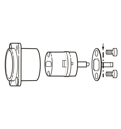 Złącze gniazdo HDMI 2.0 panelowe D - Neutrik NAHDMI-W-B