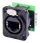 Złącze gniazdo EtherCON CAT 5 / RJ45 panelowe D - Neutrik NE8FDP-B