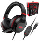 TAKSTAR FORGE - Słuchawki gamingowe USB z mikrofonem i Virtual 7.1 Surround