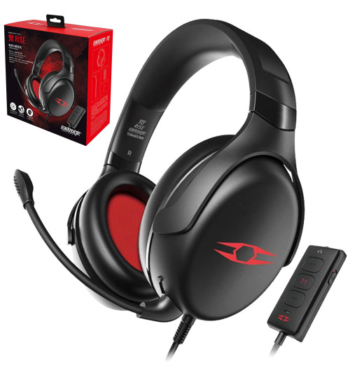 TAKSTAR RISE - Słuchawki gamingowe USB z mikrofonem i Virtual 7.1 Surround