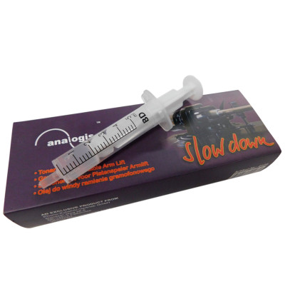 Analogis Slow Down - Silikonowy olej do tłumika windy ramienia gramofonu 2 ml
