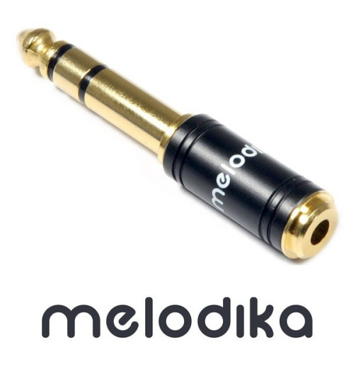 Melodika MDJGMJ  mini Jack 3.5mm - Jack 6.3 mm