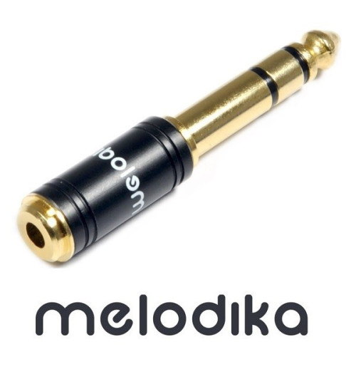 Melodika MDJGMJ  mini Jack 3.5mm - Jack 6.3 mm