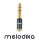 Melodika MDJGMJ  mini Jack 3.5mm - Jack 6.3 mm