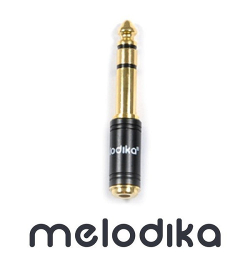 Melodika MDJGMJ  mini Jack 3.5mm - Jack 6.3 mm