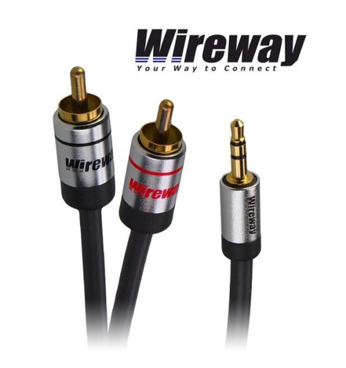 Kabel Jack - 2RCA Wireway 1m