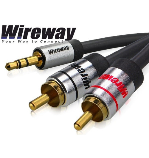 Kabel Jack - 2RCA Wireway 1m