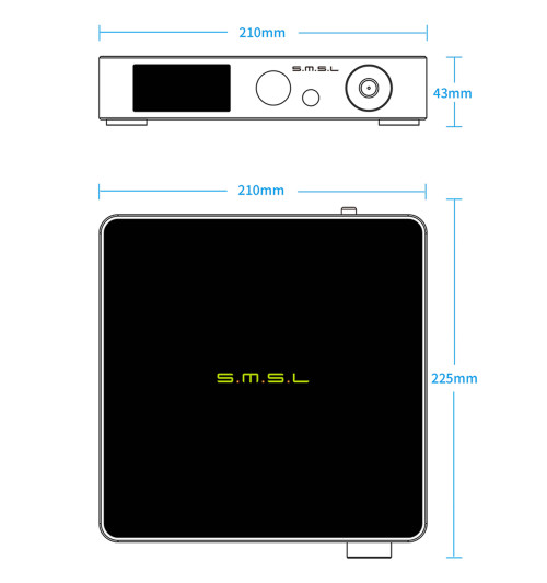 SMSL SP400 – Zbalansowany wzmacniacz słuchawkowy THX AAA-888