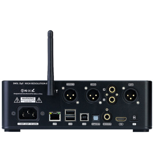 SMSL DP5 - Odtwarzacz sieciowy DAC Hi-Res MQA z DLNA, AirPlay, Wi-Fi, Bluetooth