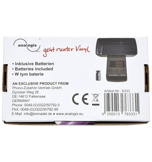 Analogis Balance it - Waga do kalibracji wkładek gramofonowych