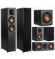 Klipsch R-625FA + R-52C + R-41M + R-100SW - Zestaw kolumn do kina domowego z Dolby Atmos