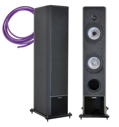 MELODIKA BL40 MK3 - Kolumny podłogowe (para) + Melodika MDC2150 2x1,5mm2 - 4 metry