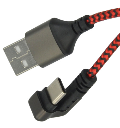 Wireway WW331715 - Kabel USB-A do USB-C z oplotem 1.5m