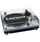 Lenco L-3809ME - Profesjonalny gramofon z napędem bezpośrednim, przedwzmacniaczem i USB