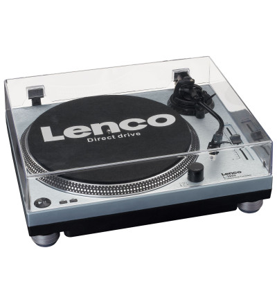 Lenco L-3809ME - Profesjonalny gramofon z napędem bezpośrednim, przedwzmacniaczem i USB