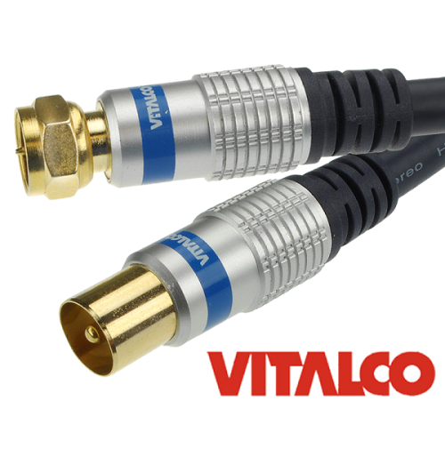 Kabel (przewód) antenowy TV - F (sat) Vitalco